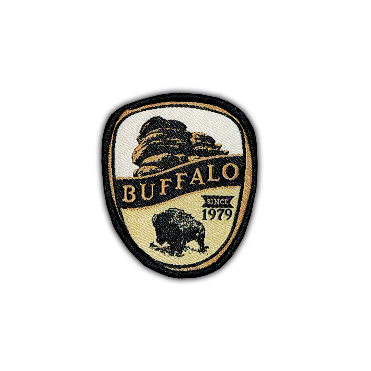 Buffalo Systems Gold Gritstone Patch Patches