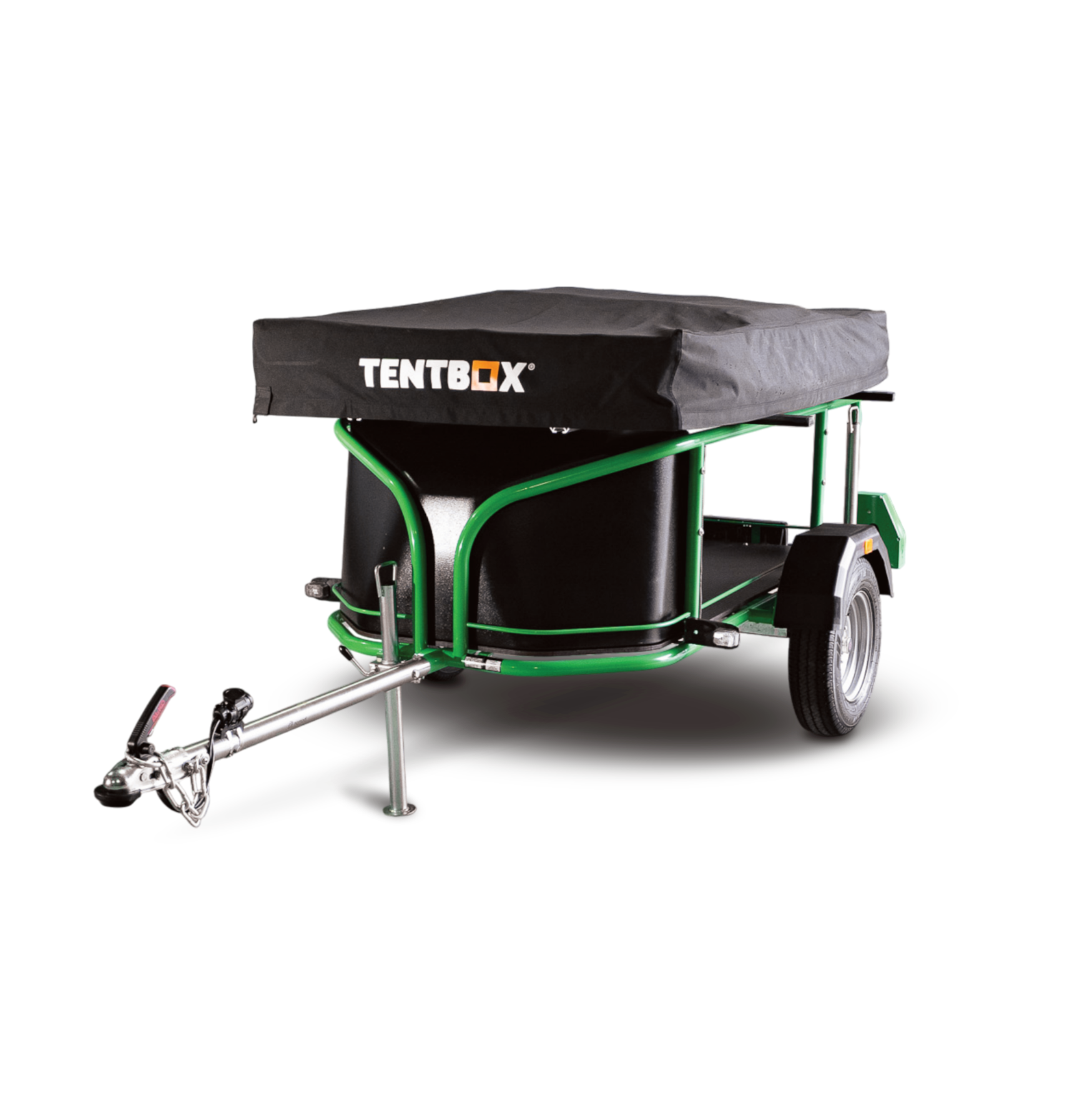 Nomad Micro trailer in Banana Green finish